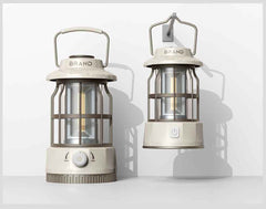 Outdoor Camping Lantern - Vintage Style USB Rechargeable Tent Light, Ambient Mood Lighting For Camping, Gift Idea