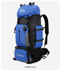 90L Large Capacity Lightweight Backpack For Men And Women, Outdoor Hiking Bag, Waterproof Hiking Bag, Tourist Work Bag