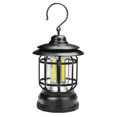 Vintage Outdoor Lantern, Revolving Lantern, Camping Tent Light, Rechargeable Portable Light, Ambient Light