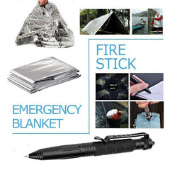 1 Set Of 13-Piece Outdoor Survival Treasure Box, Survival Tool Set, Multifunctional Field First Aid Box, Sos Emergency Supplies
