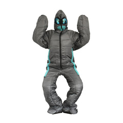 Alien Sleeping Bag Polyester Fiber Wearable Lazy Bag Comfortable Durable Sleeping Bag Funny Full Body Rest Bags Warm Hiking Tool