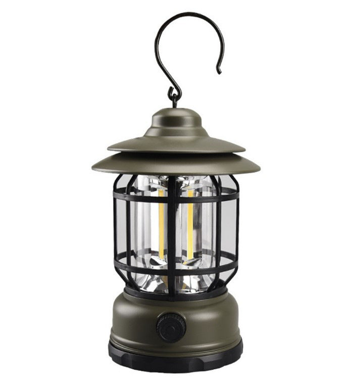 Vintage Outdoor Lantern, Revolving Lantern, Camping Tent Light, Rechargeable Portable Light, Ambient Light