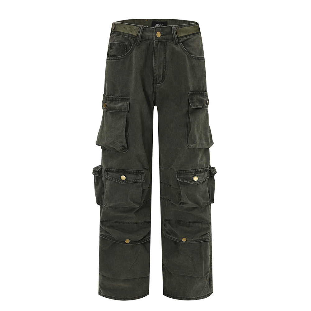 Men's Loose American Functional Pocket Tactical Pants