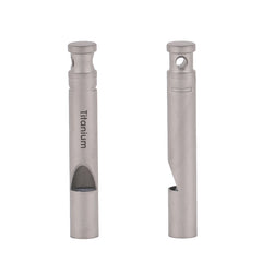 Lightweight Portable Outdoor Pure Titanium Survival Whistle