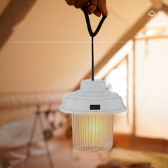 Retro Camping Lantern Multi-function Rechargeable Outdoor Portable Lighting Lamp